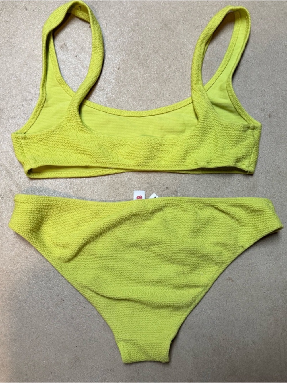 Women’s Textured Lime Bikini Set - Brand: View 3